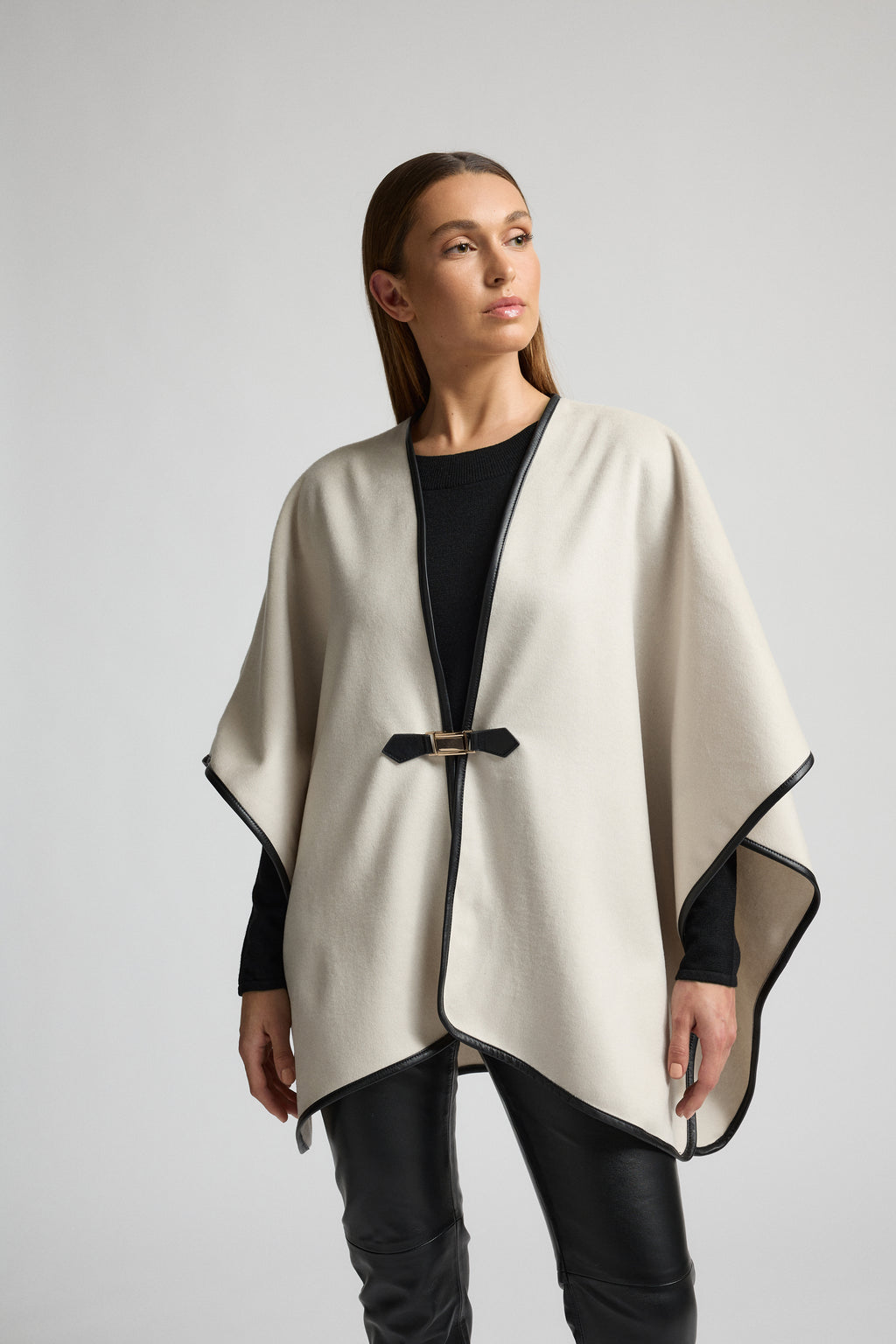 Karson Wool Cape SUKii boutique